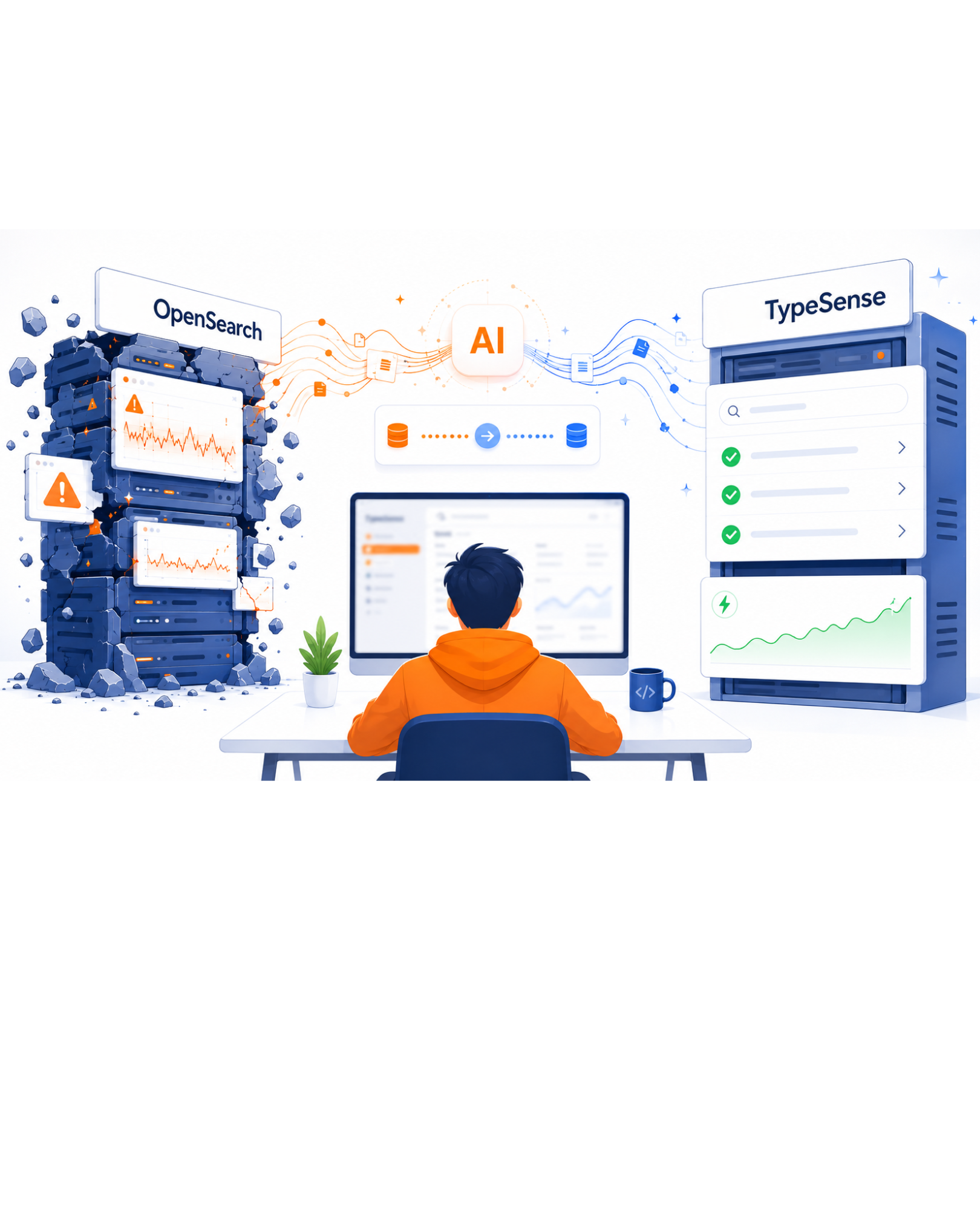 Миграция с OpenSearch на TypeSense с помощью ИИ