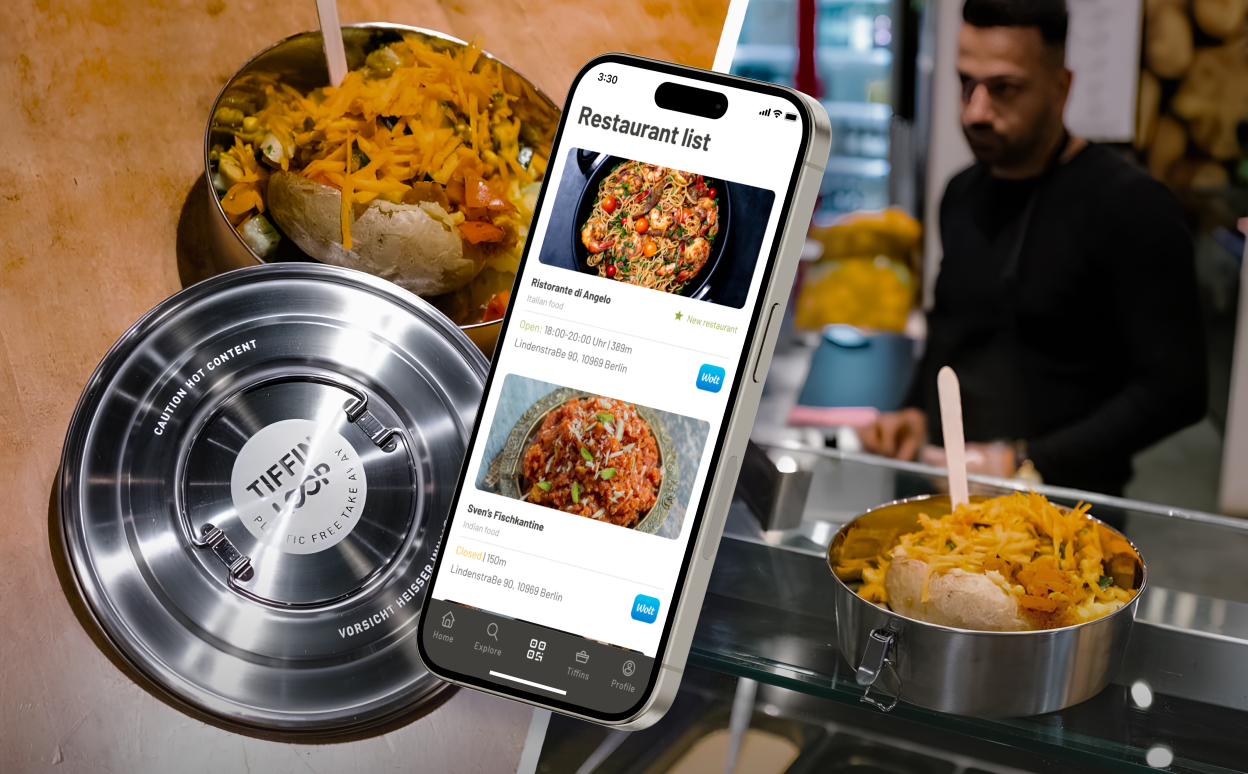 Пример разработки приложения для ресторанов